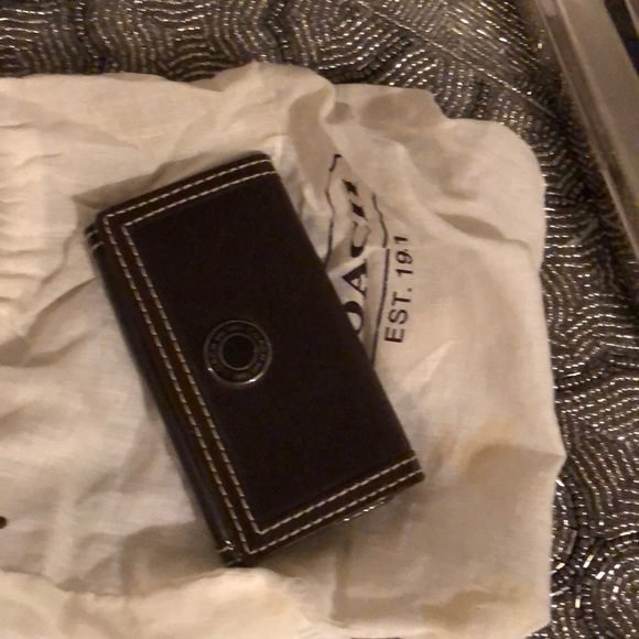 Coach Leather Keycase